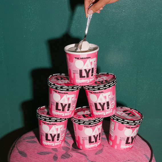 Raspberry Swirl Frozen Dessert