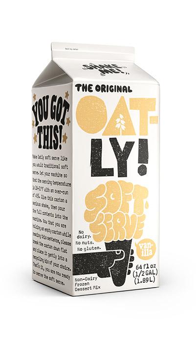 64oz Oatly Soft Serve Mix. Vanilla flavored. No dairy. No nuts. No gluten. - 6556920479834